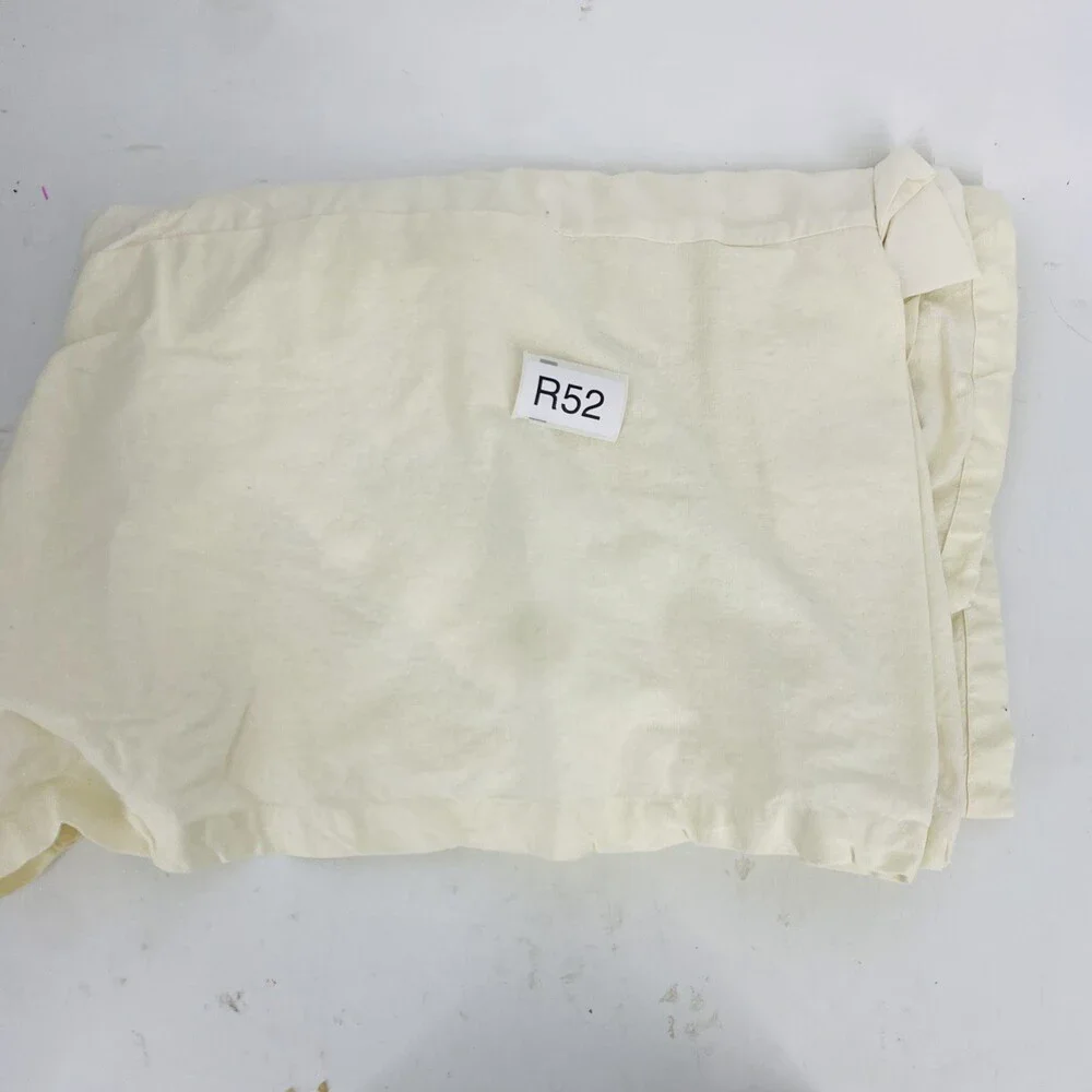 Pottery Barn Off White 100% Cotton Bed Skirt 73x54